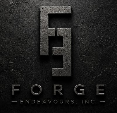 Forge Endeavours Inc forged stone logo lockup